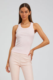 Ballet Rib Fitted Scooped Tank