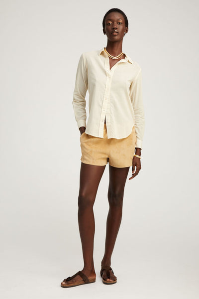 Noix Suede Slip Shorts