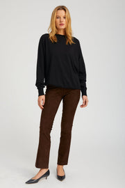 Suede Ankle Flare
