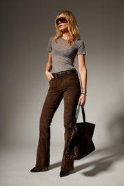 Corduroy 5 Pocket Micro Flare