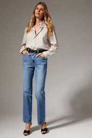 Relaxed Straight Leg Denim