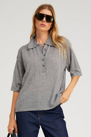 Cashmere Oversized Polo