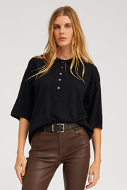 Cashmere Oversized Polo