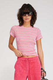 Pointelle Baby Tee