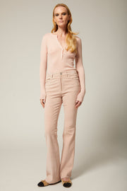 Suede 5 Pocket Micro Flare