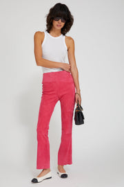 Suede Ankle Flare