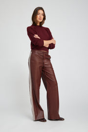 Pinot Leather Baggy Athletic Pants