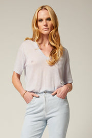 Tissue V Neck Tee