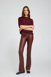 Pinot Leather Micro Flare