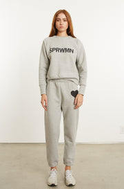 Heather Grey Raglan Sweater