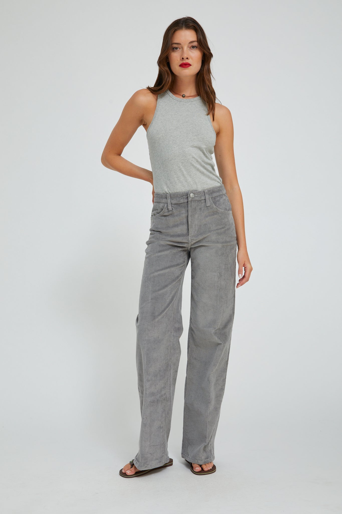 VINTAGE WIDE LEG GREY – SPRWMN