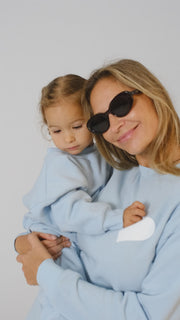 Kids Baby Blue Heart Sweatshirt