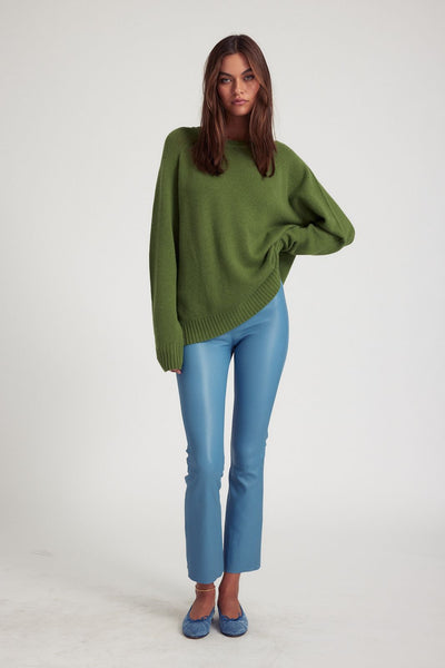 Artichoke Cashmere Loose Gauge Crewneck