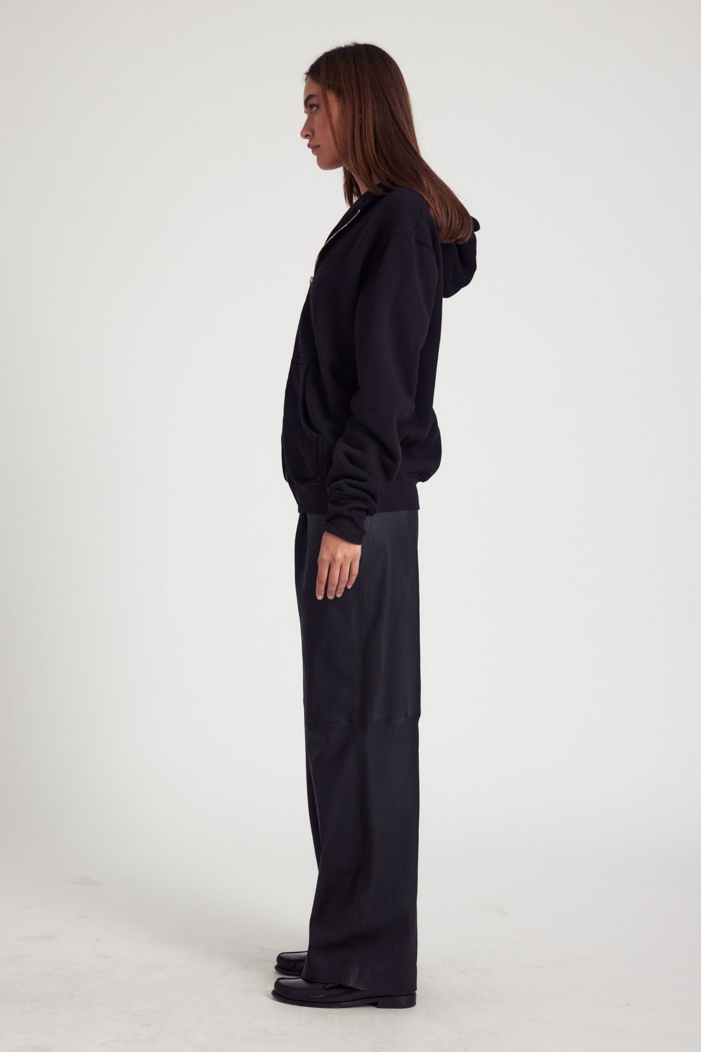 Black Zip Up Hoodie