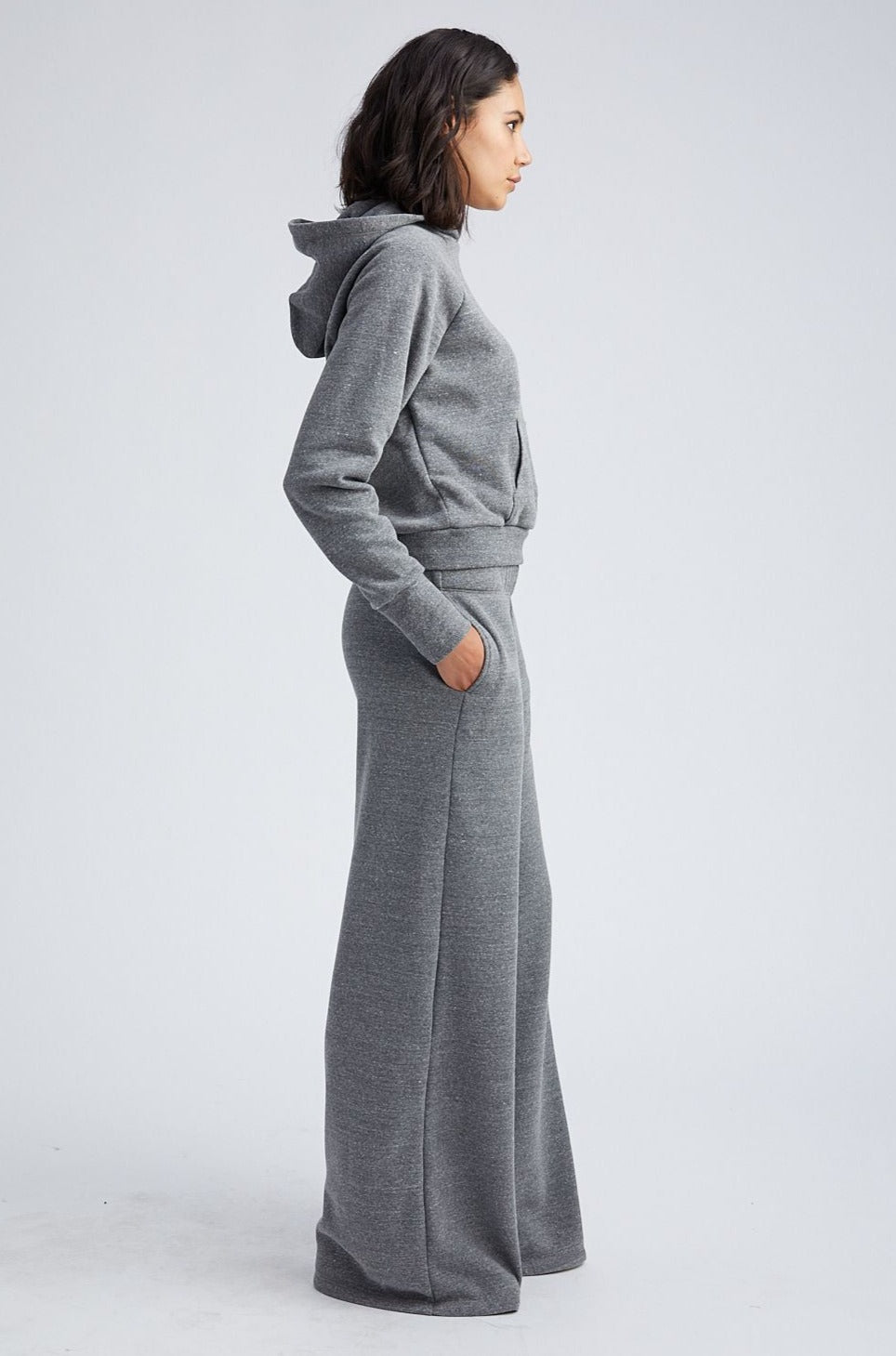 Dark Grey Wide Leg Pants
