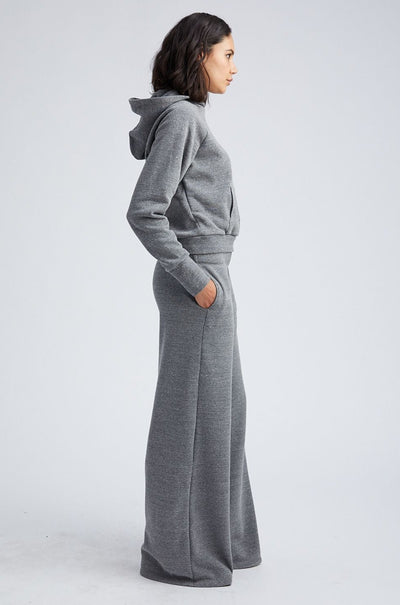 Dark Grey Wide Leg Pants