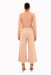 Dusty Pink Culotte Pants