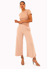Dusty Pink Culotte Pants