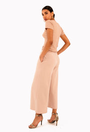 Dusty Pink Culotte Pants