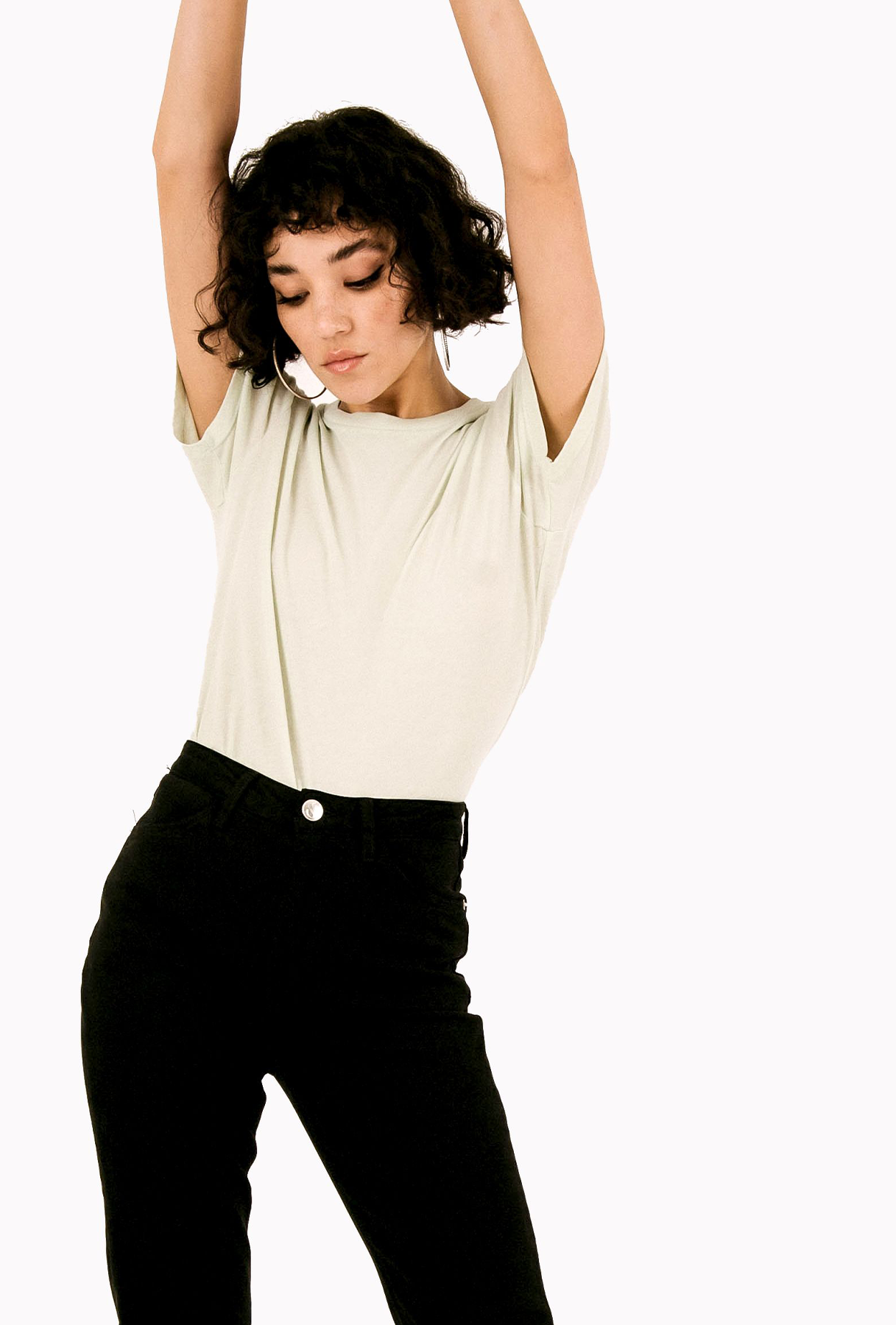 Mint Cotton Baby Tee
