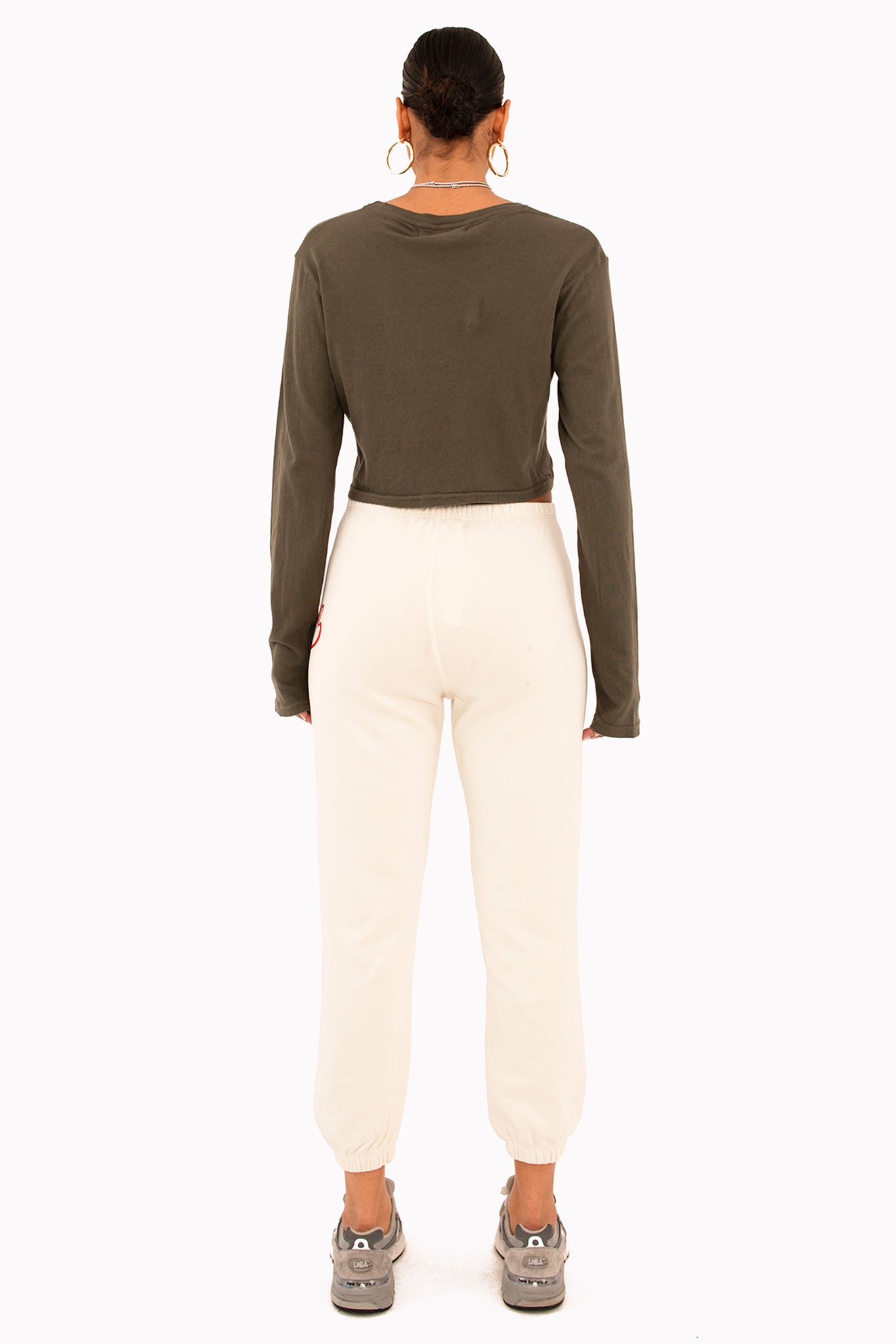 Off White Rasta Script Cotton Logo Sweatpants