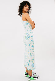 Marine Tie Dye Cotton Maxi Dress
