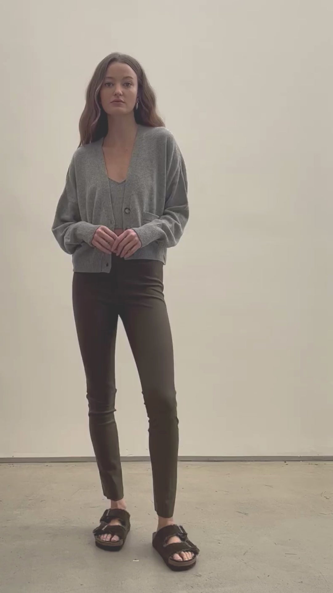 Grey Cashmere Bralette
