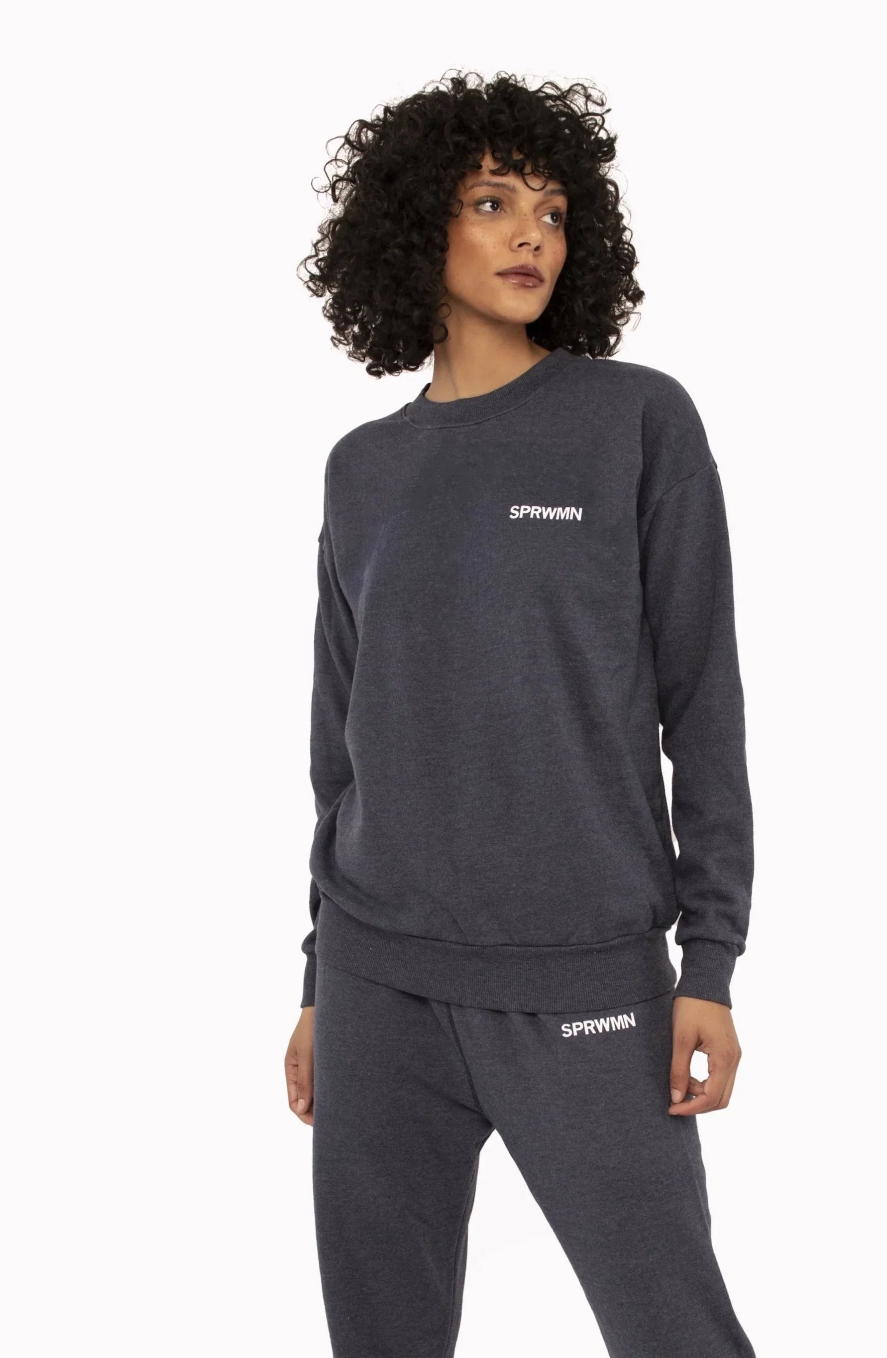 Navy Tiny Logo Sweatshirt