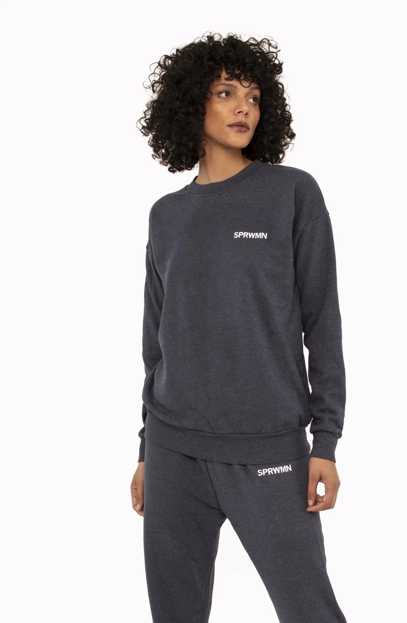 Navy Tiny Logo Sweatshirt