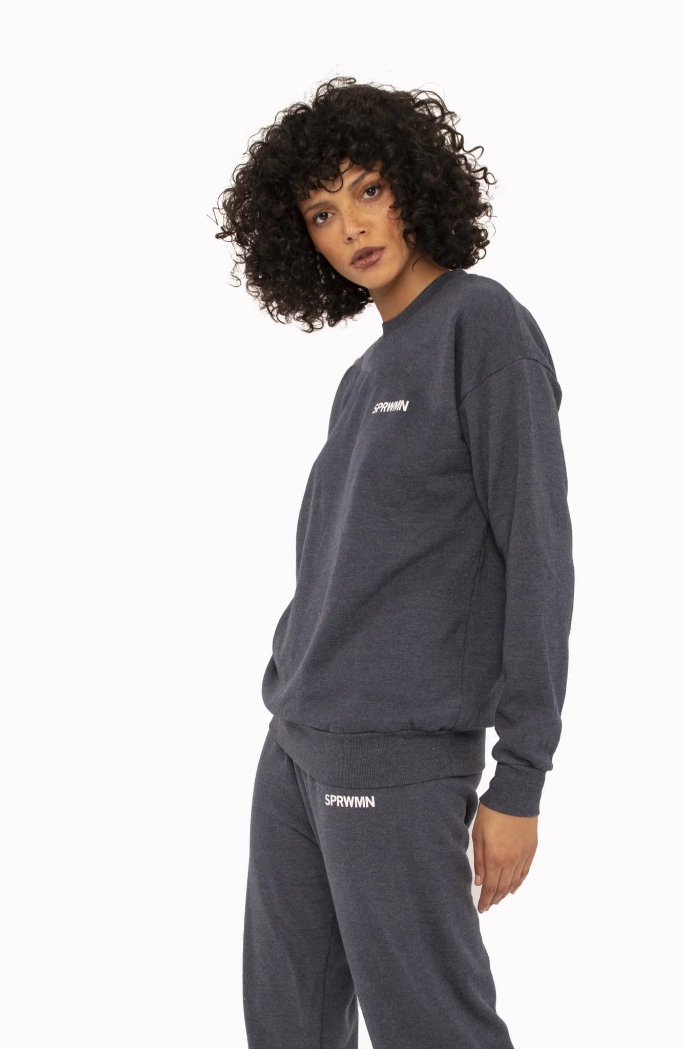 Navy Tiny Logo Sweatshirt