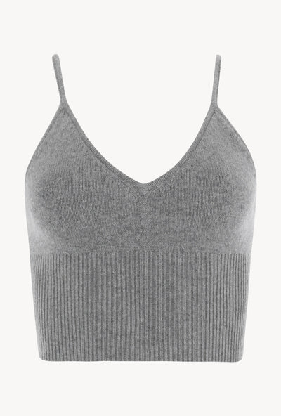 Grey Cashmere Bralette