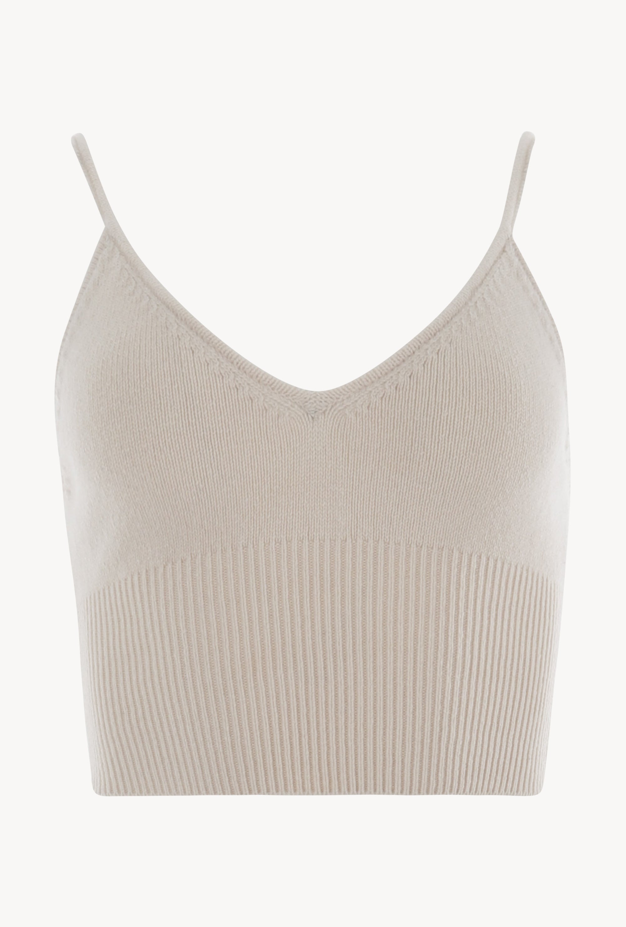 Vintage White Cashmere Bralette