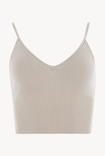 Vintage White Cashmere Bralette