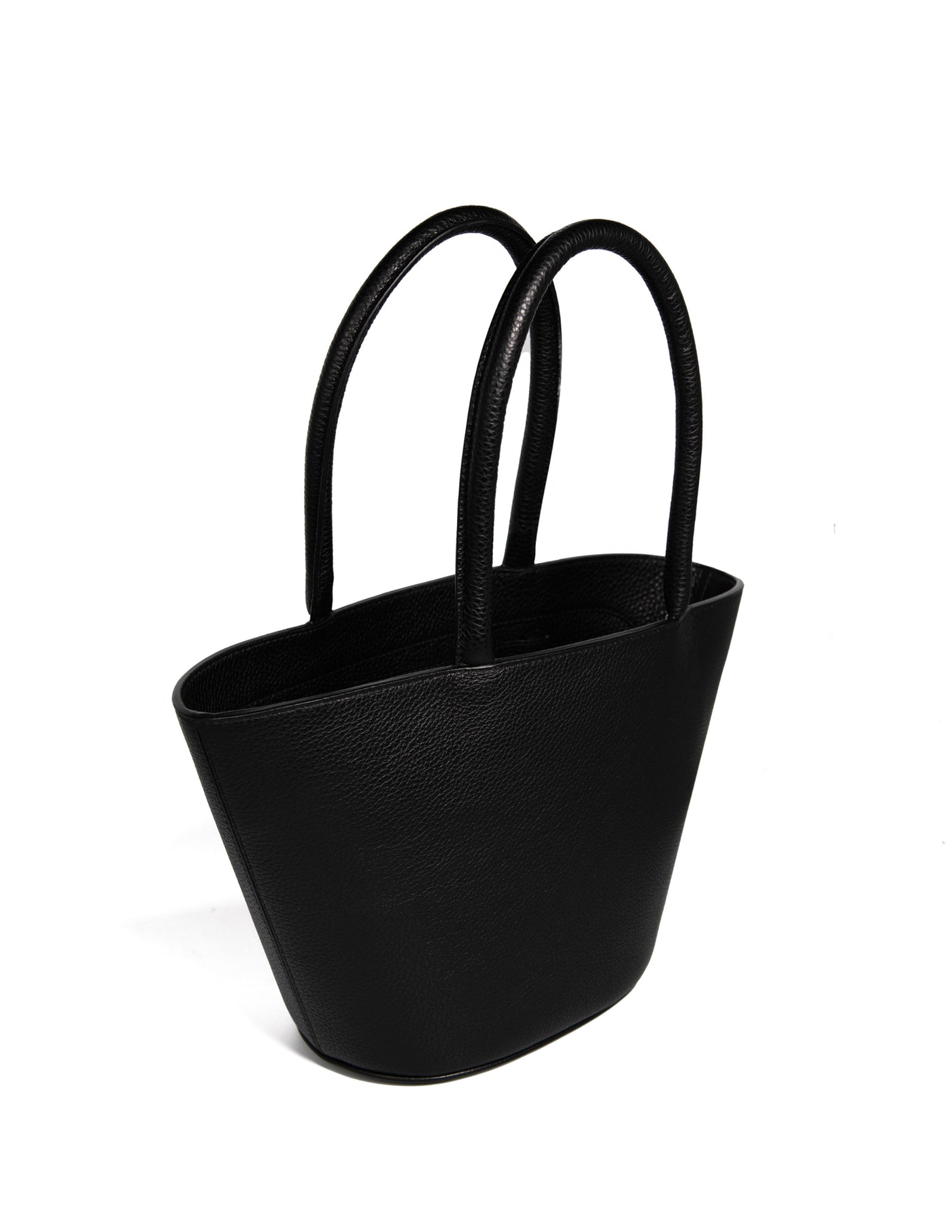 Noir Midi Panier Bag