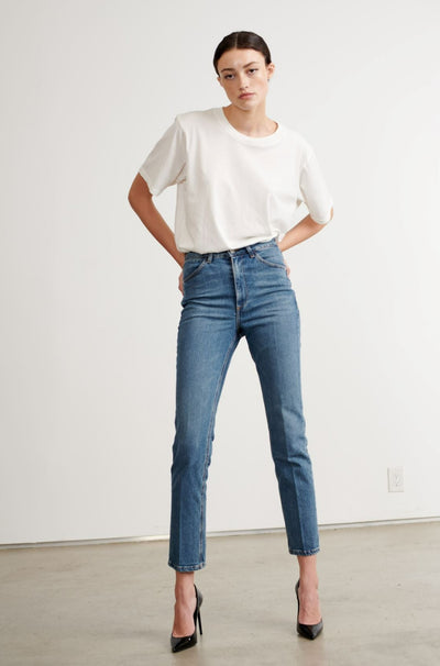 Charlotte Slim Straight Denim