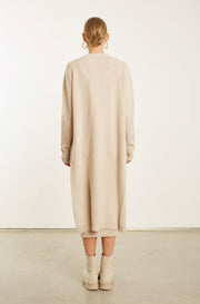 Oat Cashmere Long Cardigan