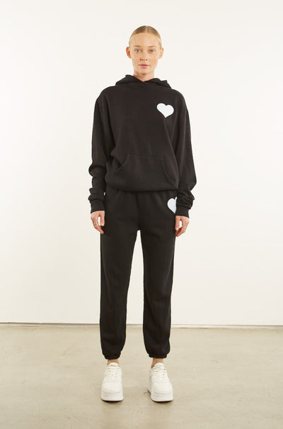 Black Heart Sweatpants