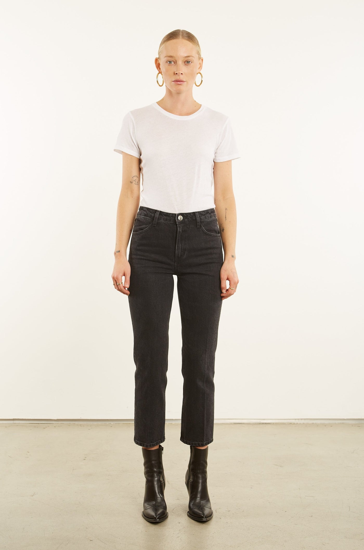 Jones Crop Straight Leg Denim