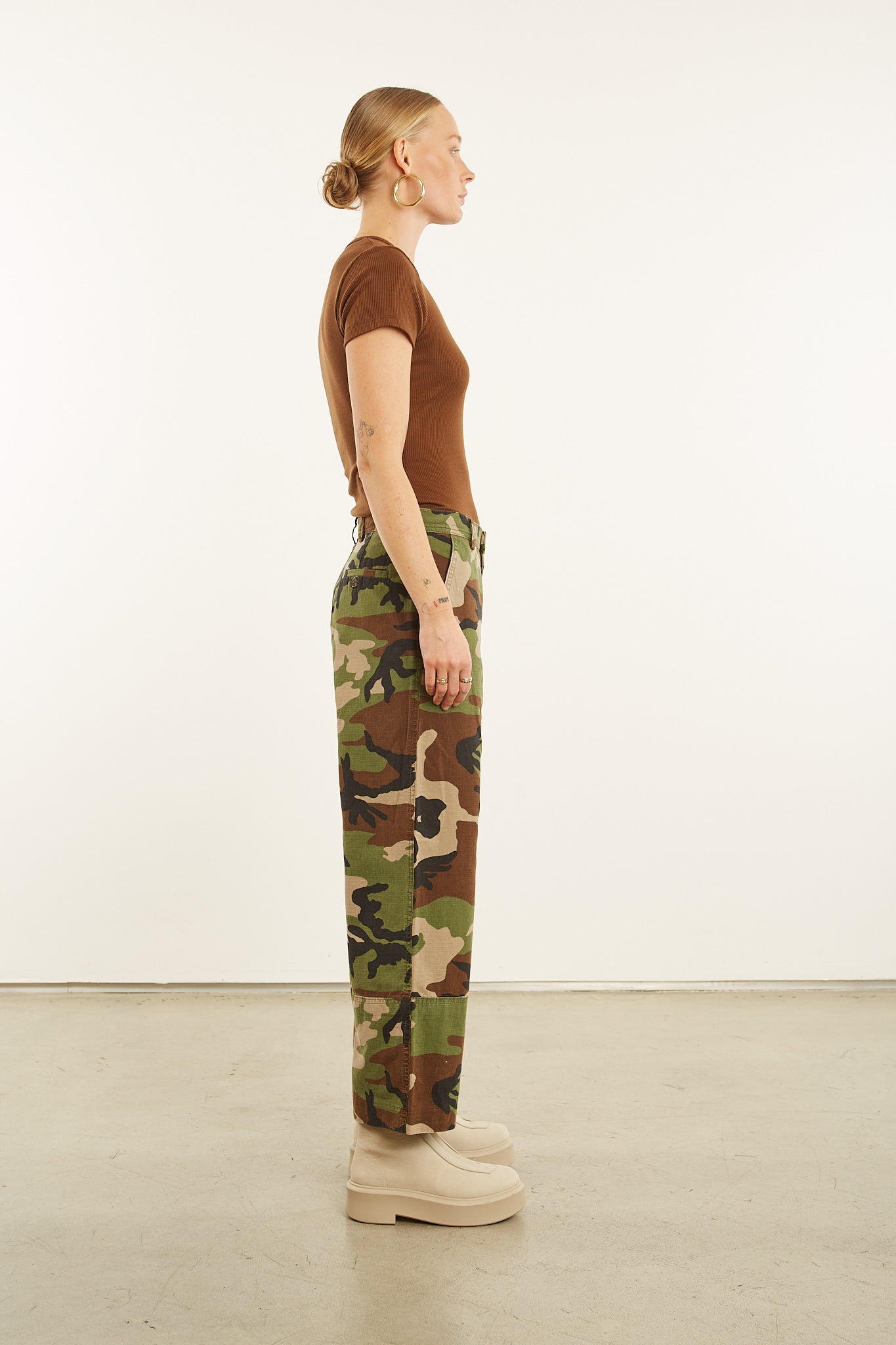 Camouflage Slash Pocket Trousers