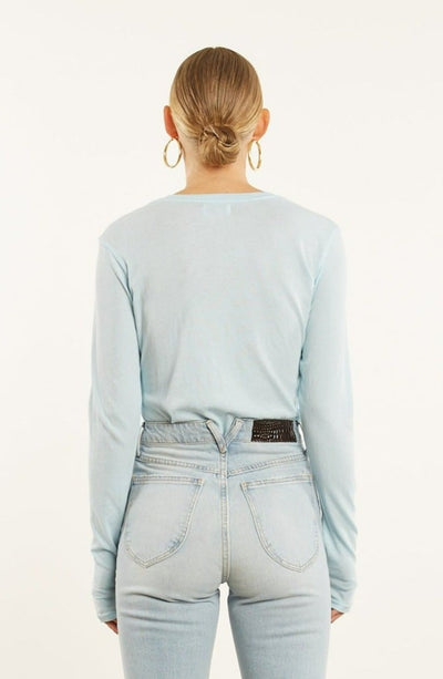 Celeste Cotton Long Sleeve Baby Tee