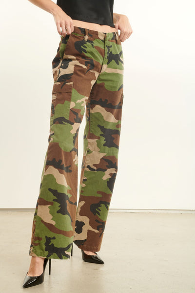 Camouflage Baggy Cargo Pants