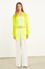 Silk Organza Oversized Shirt