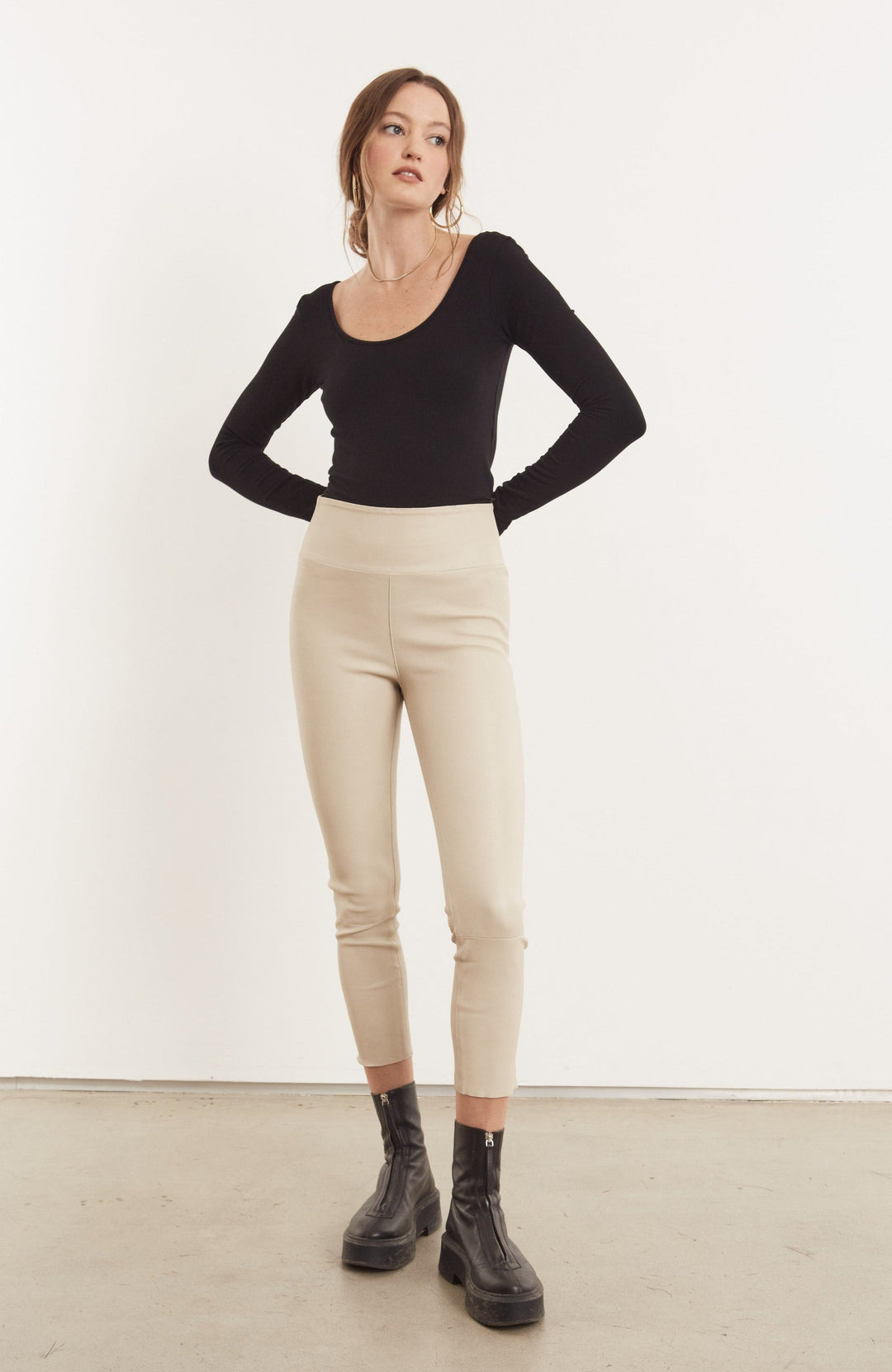 Capri Legging Off White SPRWMN