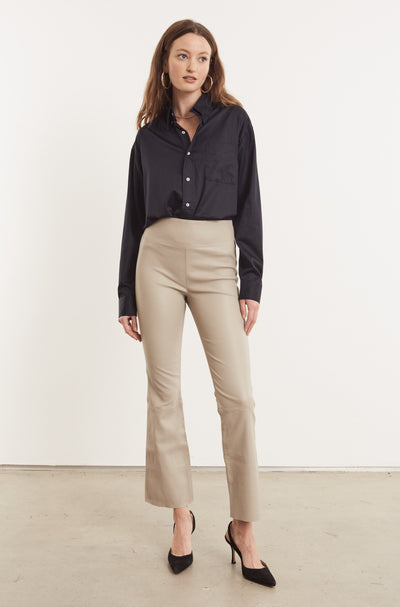 Black Cotton Oversized Poplin Shirt