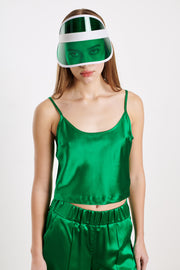 Silk Cropped Cami