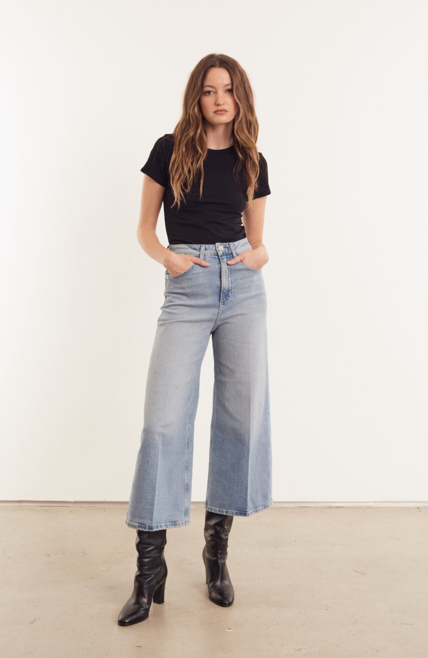 Woolfe Denim Culotte Pants