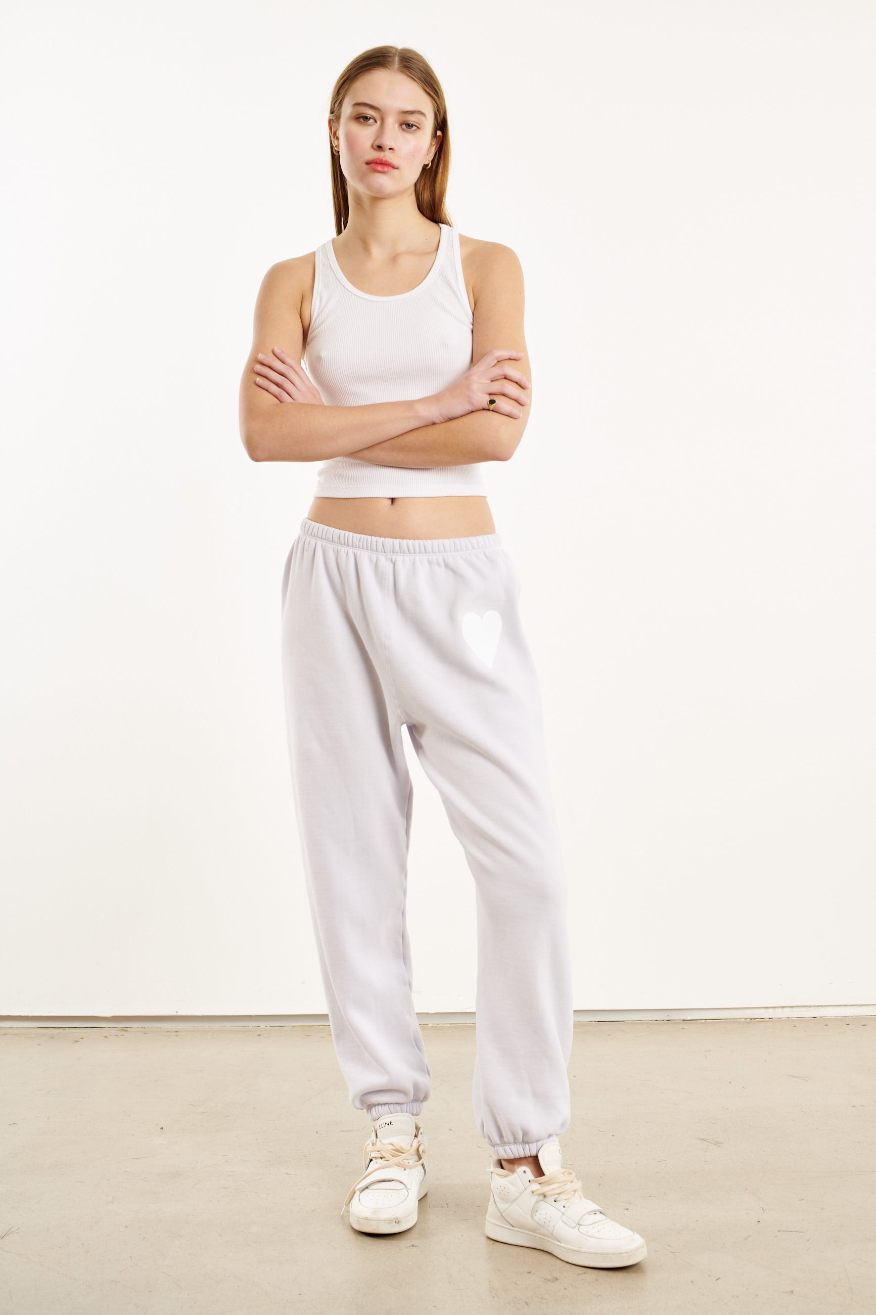 Lilac Heart Sweatpants