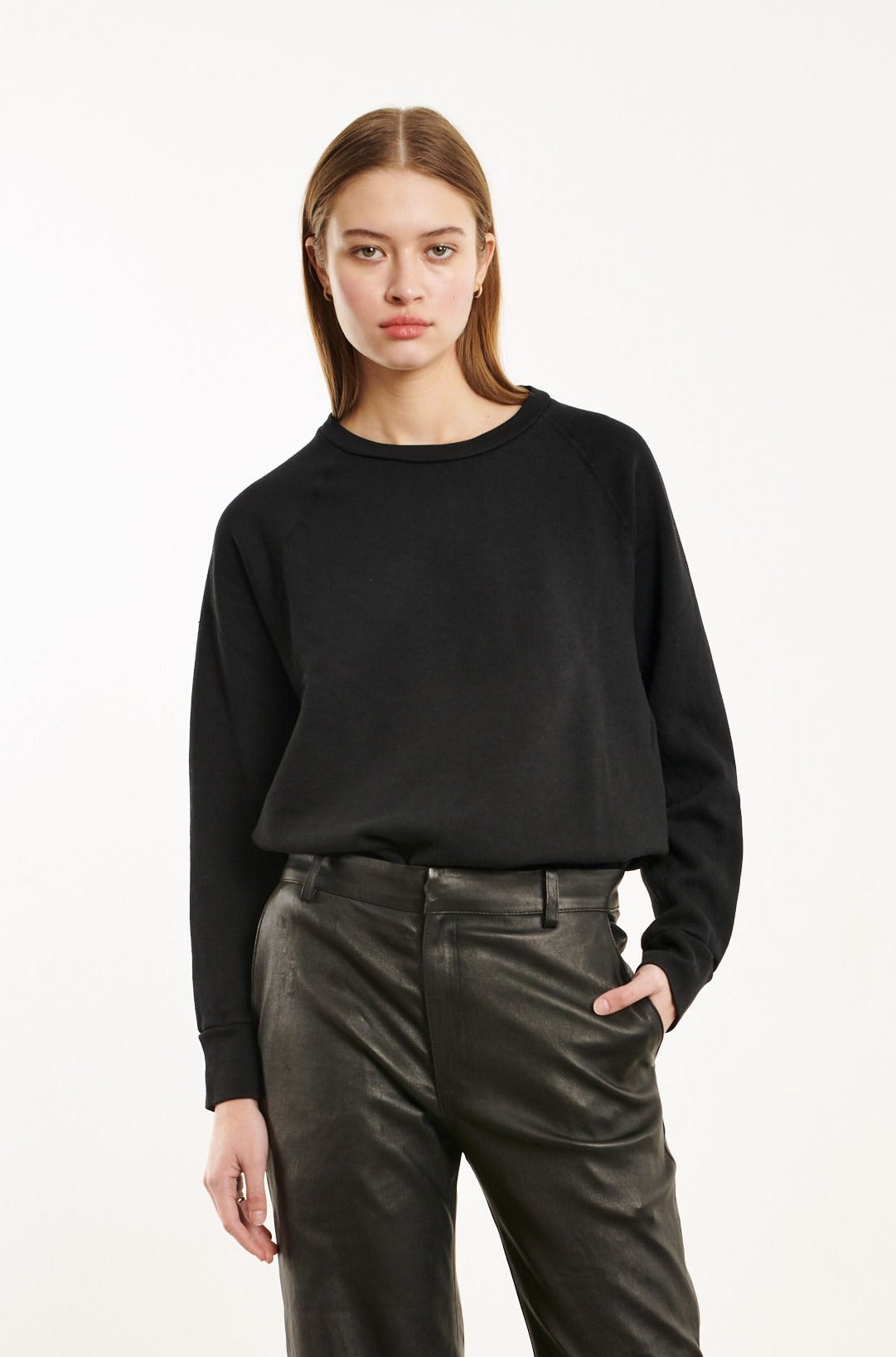 Black Raglan Sweater