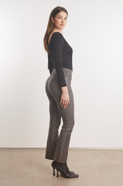 Black Long Sleeve Ballet Top
