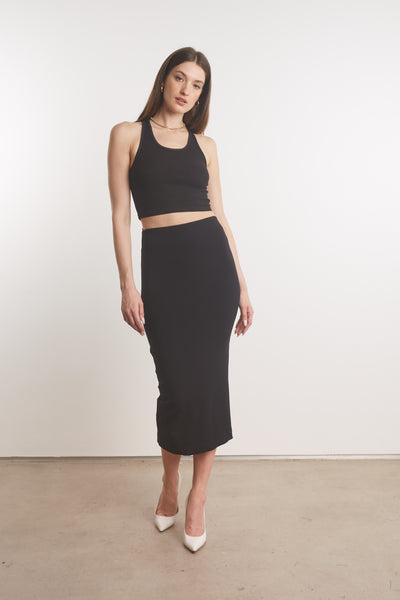 TUBE SKIRT BLACK